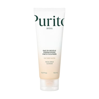 skincare-kbeauty-glowtime-purito oat in gentlel exfoliating face cleanser