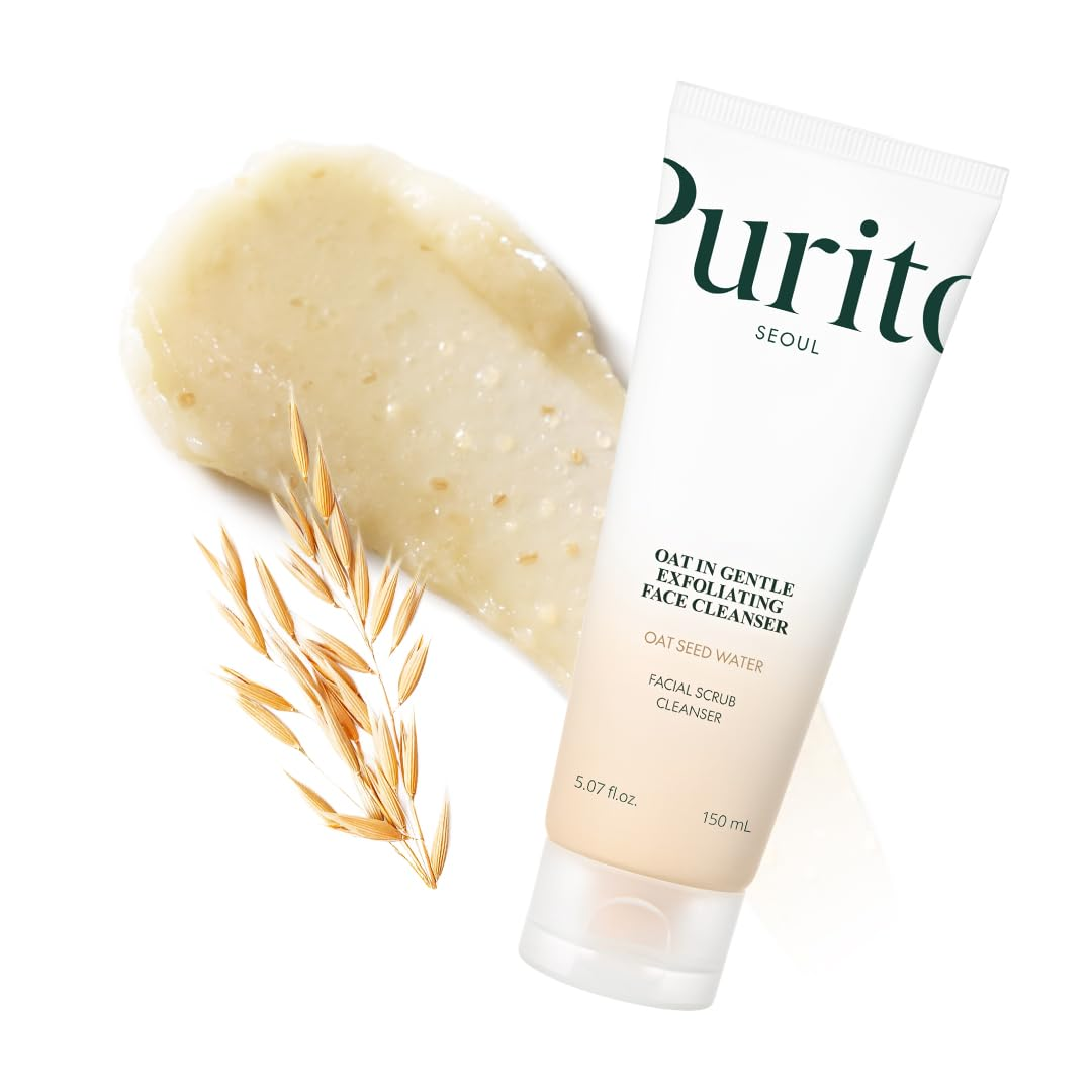 skincare-kbeauty-glowtime-purito oat in gentlel exfoliating face cleanser