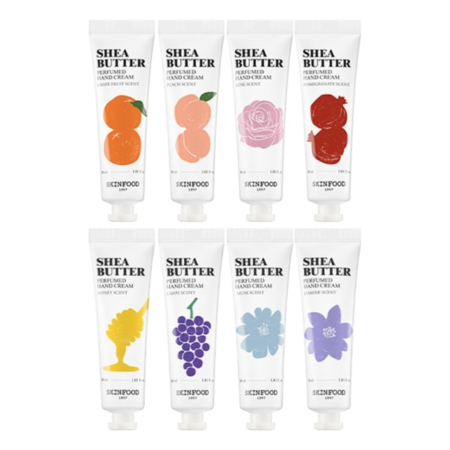 skincare-kbeauty-glowtime-skinfood shea buter perfumed hand cream