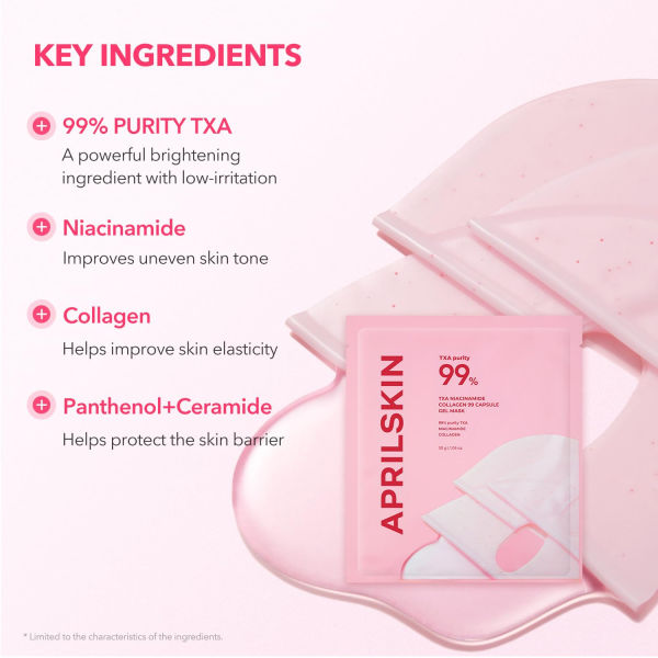 skincare-kbeauty-glowtime-april skin txa niacinamide collagen 99 capsule gel mask