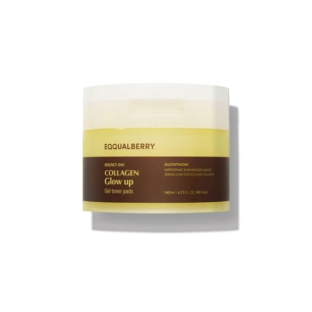 skincare-kbeauty-glowtime-eqqualberry collagen glow up gel toner pad