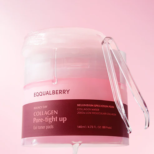 skincare-kbeauty-glowtime-eqqualberry collagen pore tight up gel toner pad