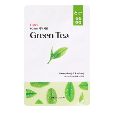 skincare-kbeauty-glowtime-etude house therapy air mask green tea