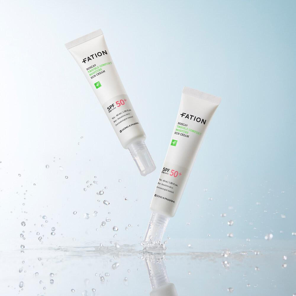 skincare-kbeauty-glowtime-fation nosca9 trouble comfort moisture sun cream
