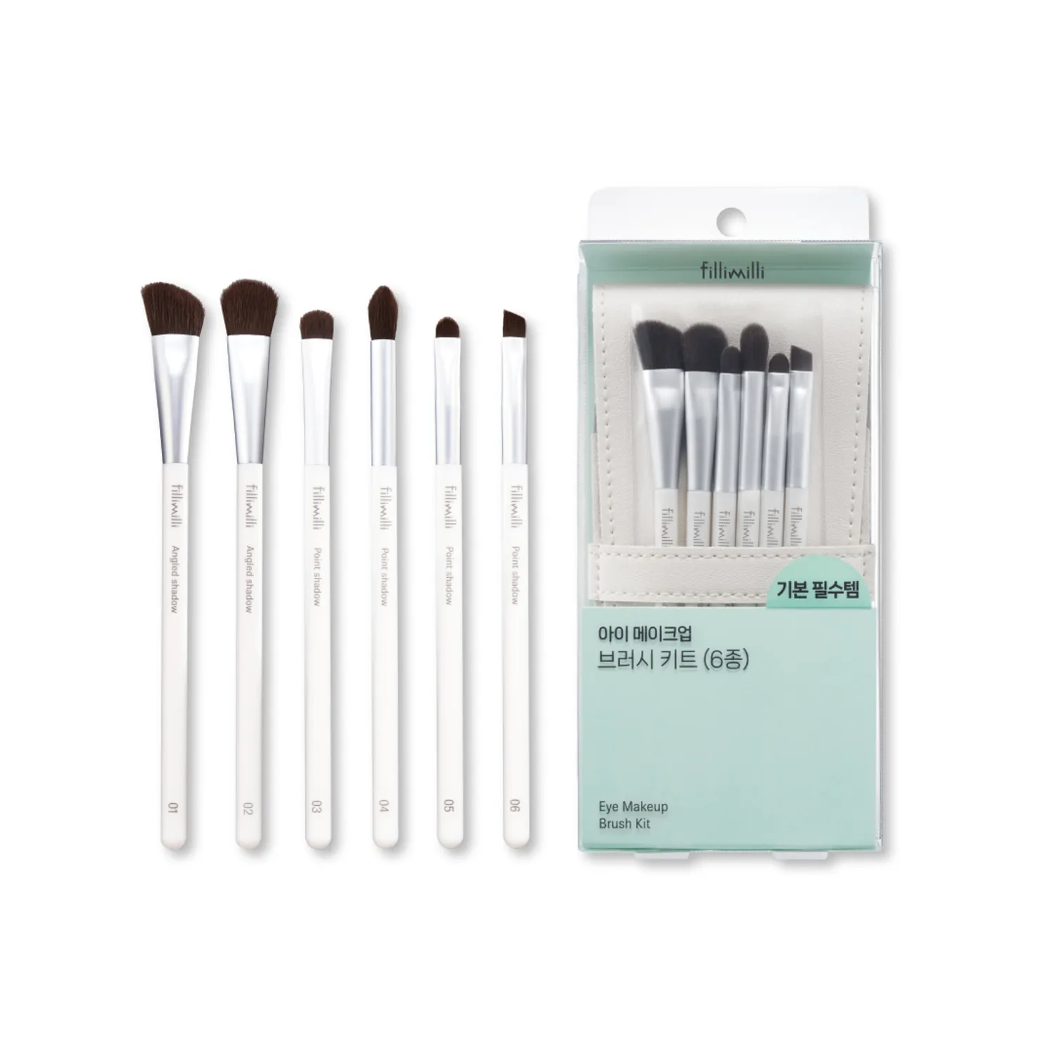 skincare-kbeauty-glowtime-fillimilli eye make up brush set 5 brushes