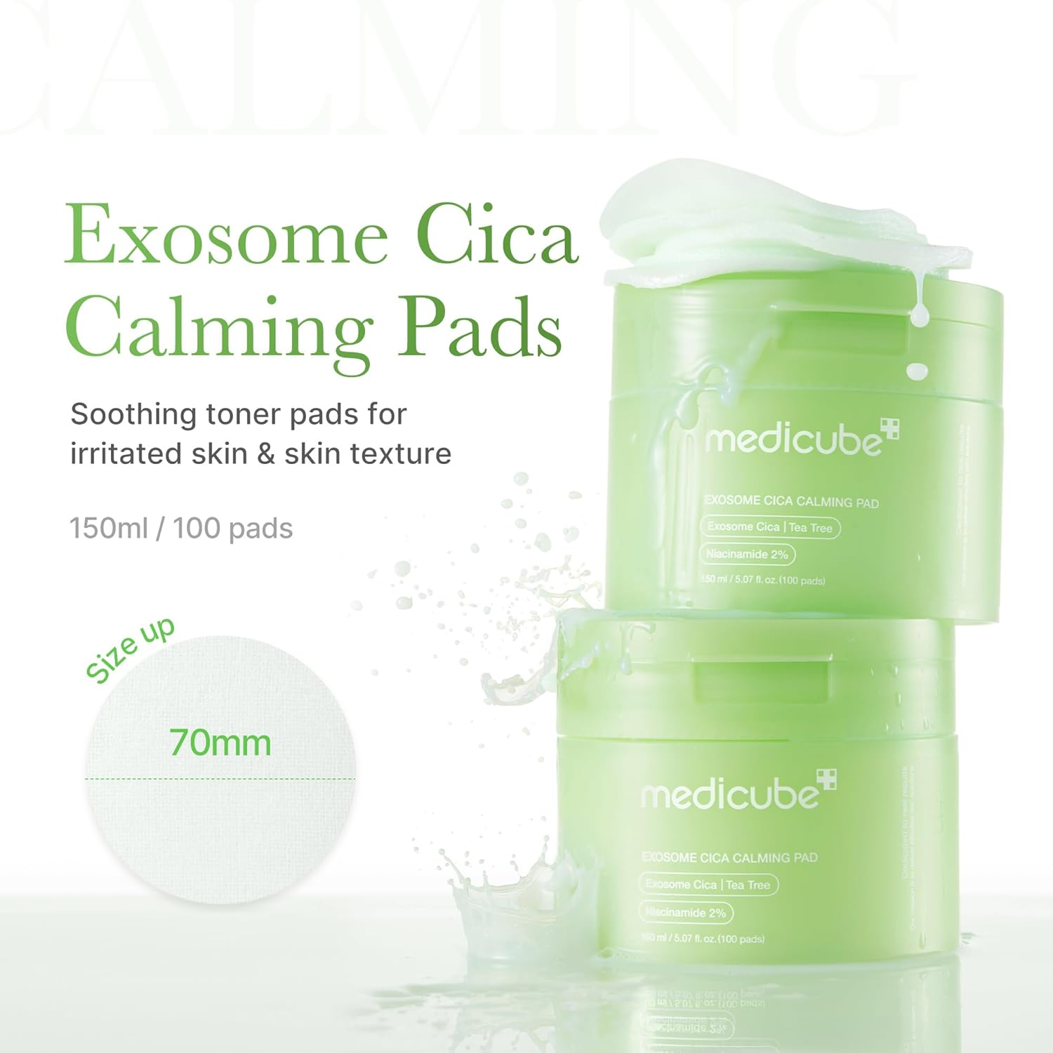 skincare-kbeauty-glowtime-medicube exosome cica calming pad