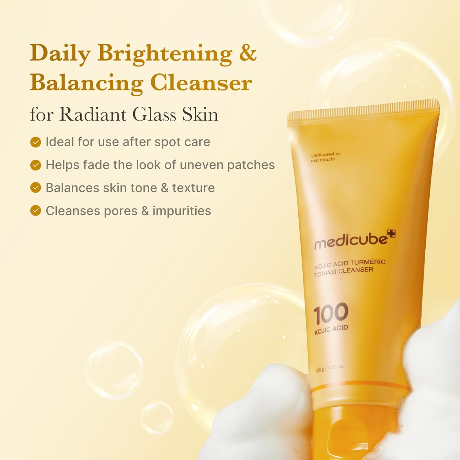 skincare-kbeauty-glowtime-medicube kojic acid toning cleanser
