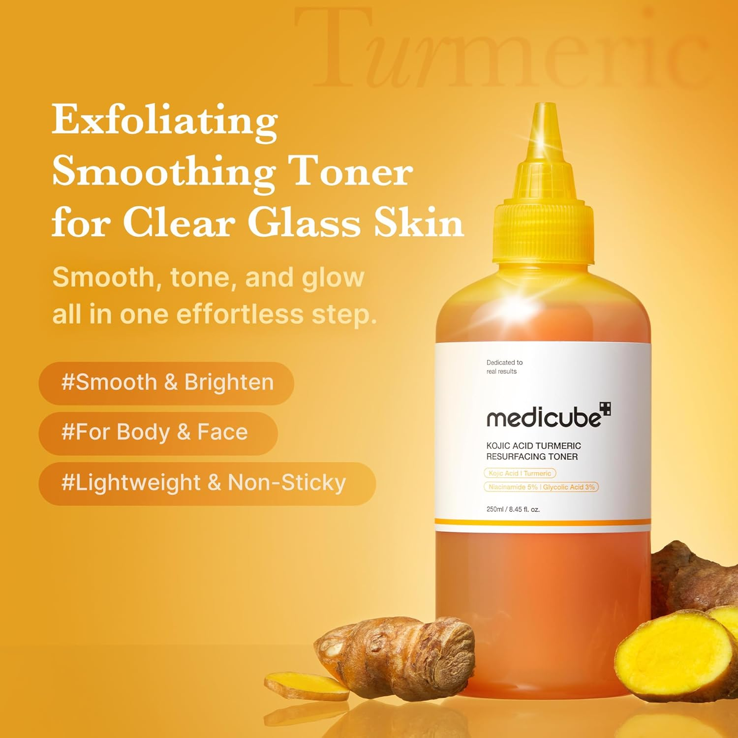 skincare-kbeauty-glowtime-medicube kojic acid turmeric resurfacing toner