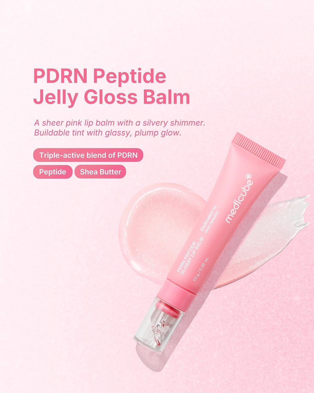 skincare-kbeauty-glowtime-medicube pdrn peptide jelly gloss balm