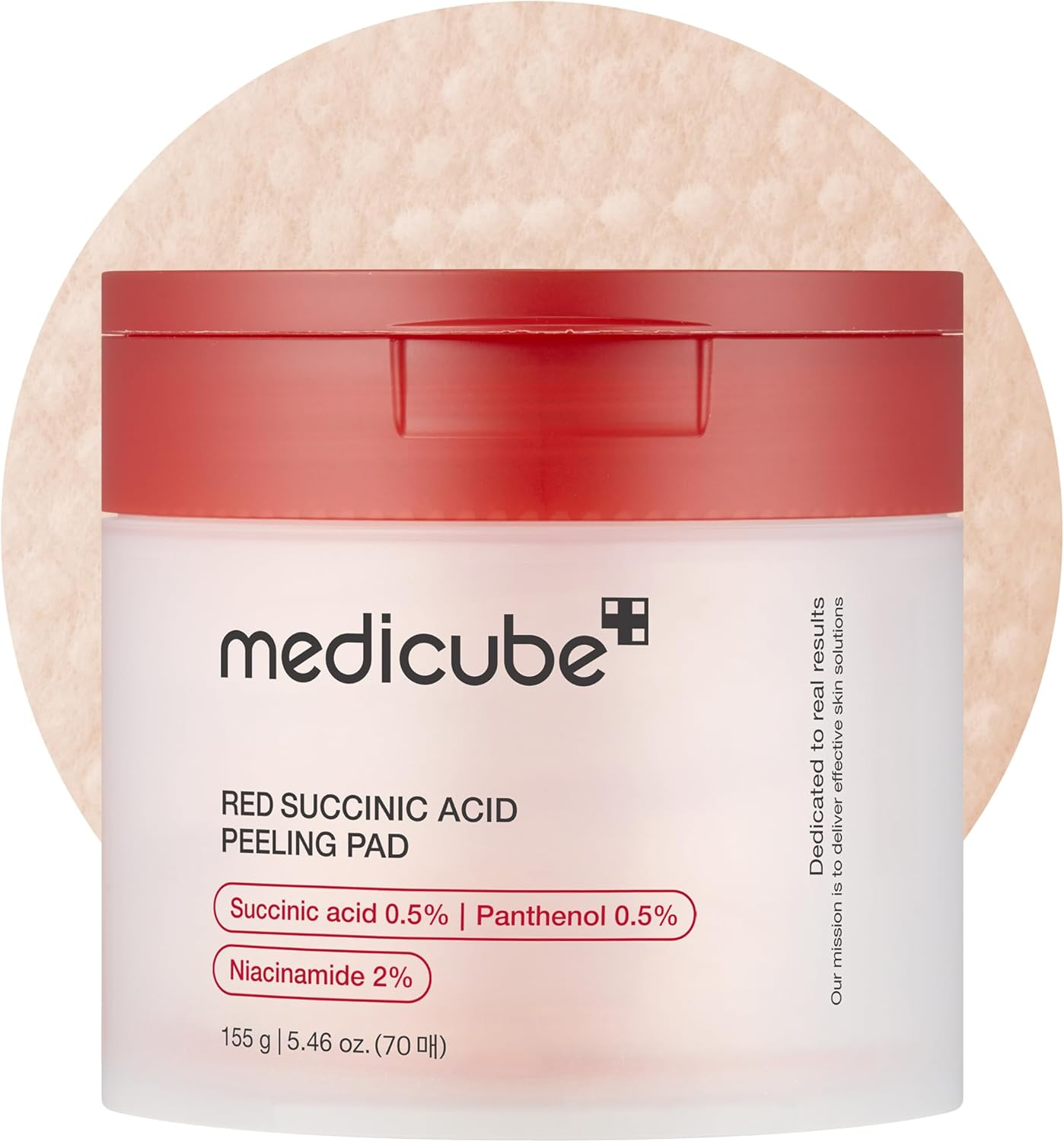 skincare-kbeauty-glowtime-medicube red succininc acid peeling pad