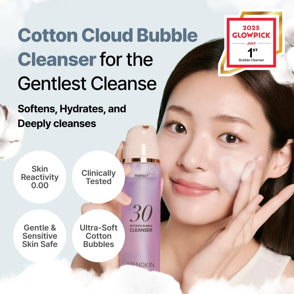 skincare-kbeauty-glowtime-menokin 30 seconds bubble cleanser perfect