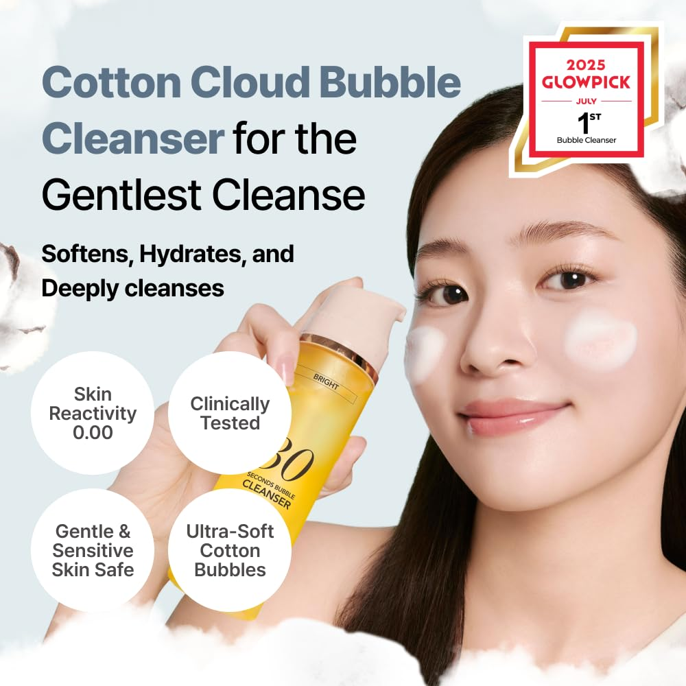 skincare-kbeauty-glowtime-menokin 30 seconds bubble cleaner bright