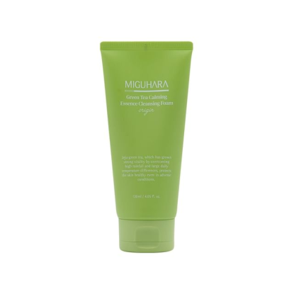 skincare-kbeauty-glowtime-miguhara green tea calming essence cleansing foam