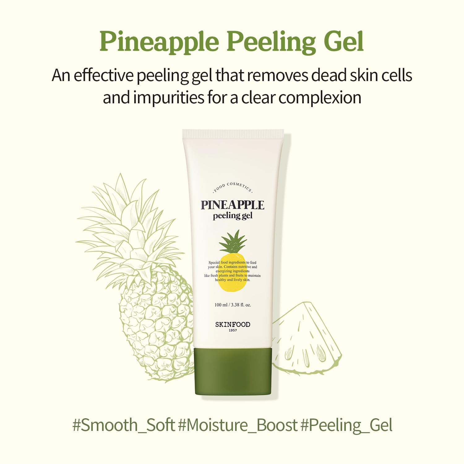 skincare-kbeauty-glowtime-skinfood pineapple peeling gel