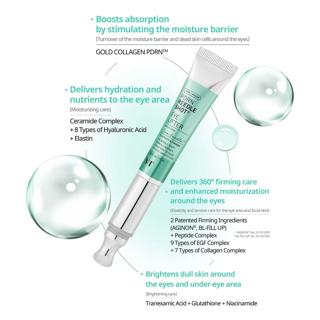 skincare-kbeauty-glowtime-vt cosmetics pdrn reedle shot eye lifter