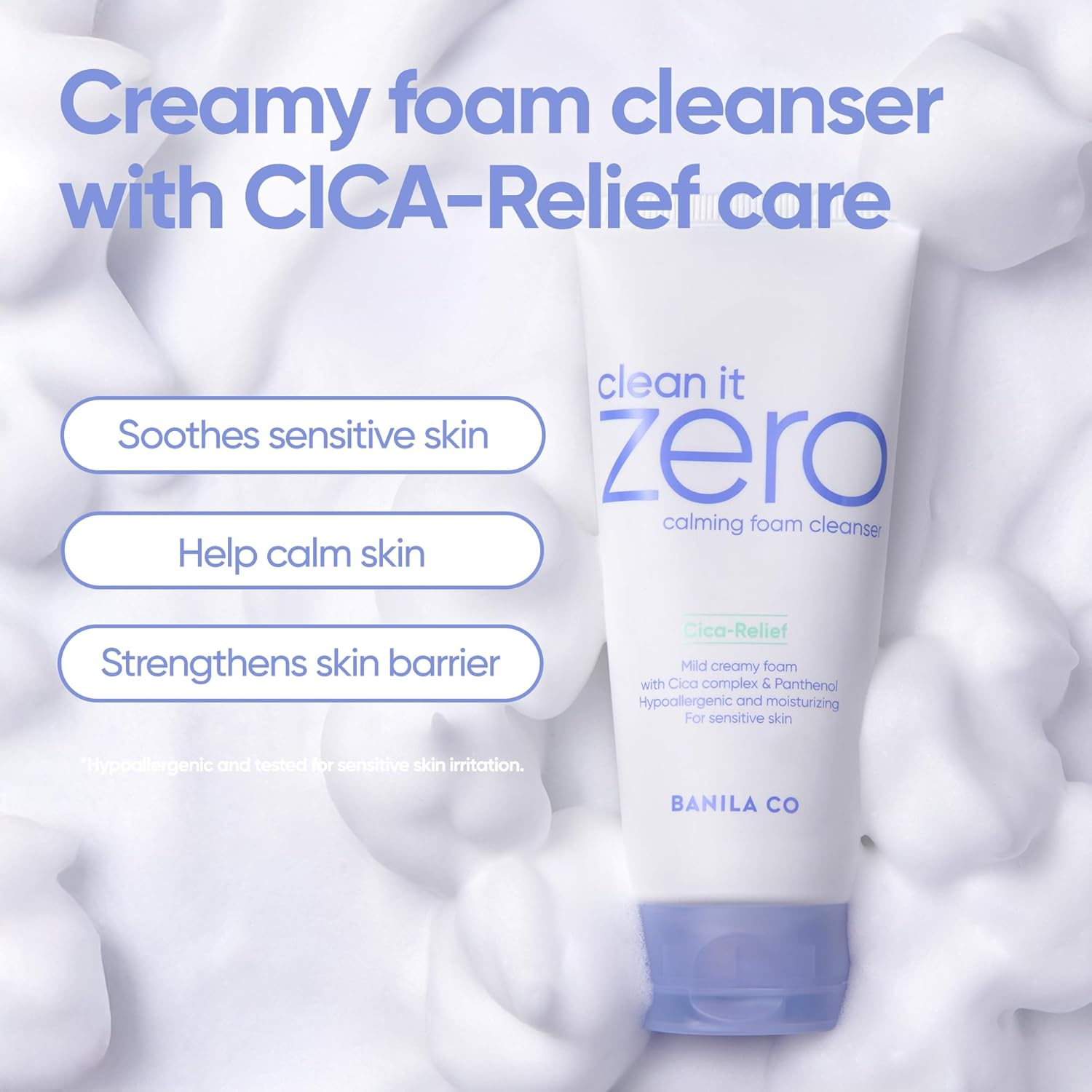 BANILA Clean It Zero Calming Foam Cleanser 8 skincare-kbeauty-glowtime-banila clean it zero calming foam cleanser