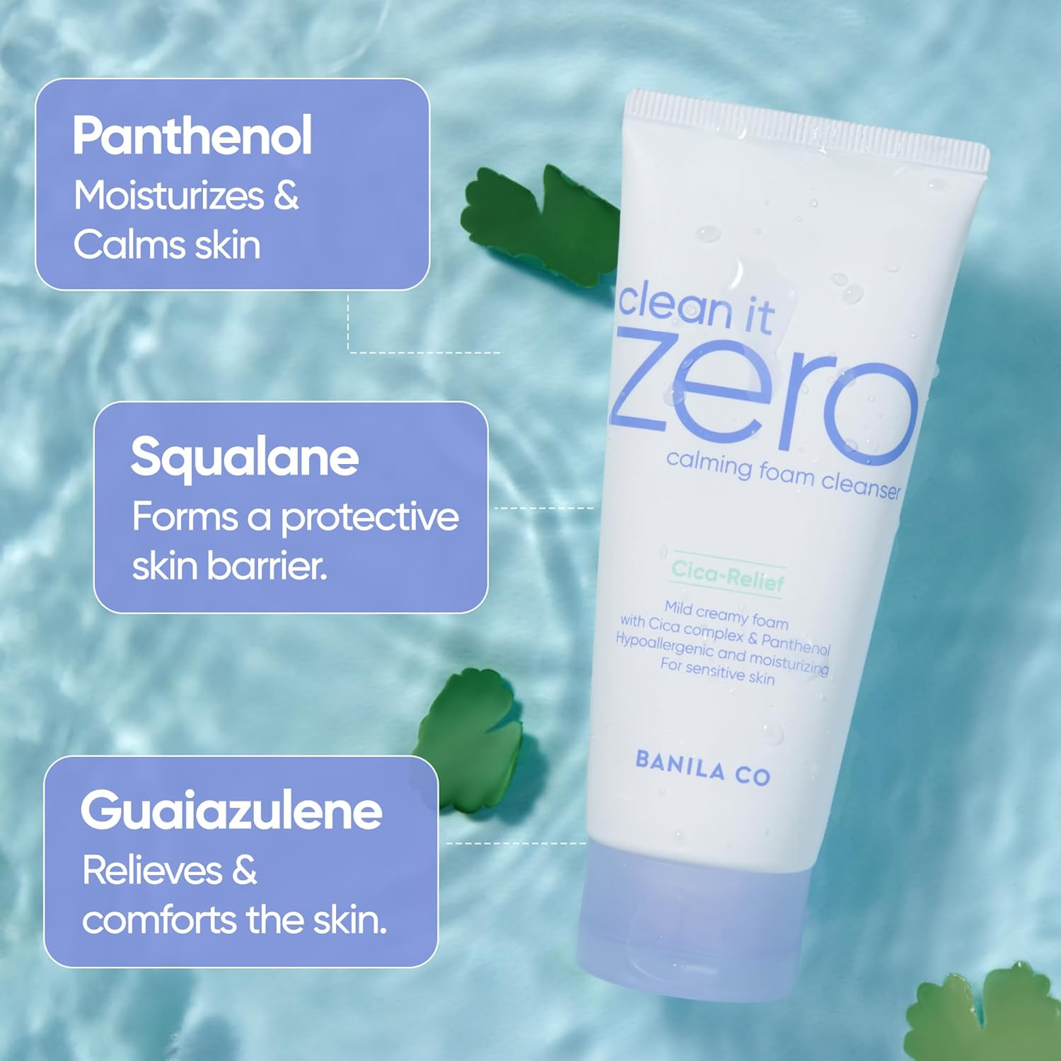 BANILA Clean It Zero Calming Foam Cleanser 9 skincare-kbeauty-glowtime-banila clean it zero calming foam cleanser