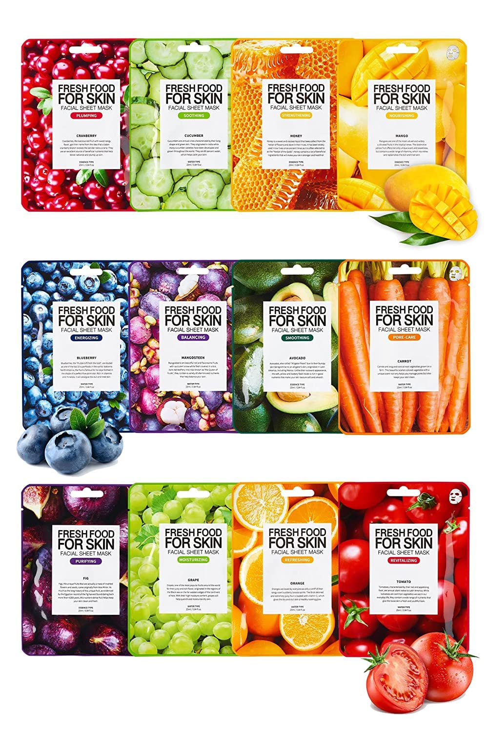FARM SKIN Fresh Food Facial Sheet Mask 15 skincare-kbeauty-glowtime-farm skin fresh food facial sheet mask