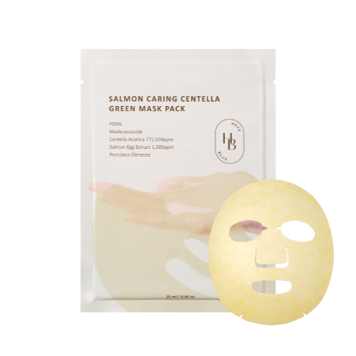 skincare-kbeauty-glowtime-heveblue salmon caring centella green mask pack