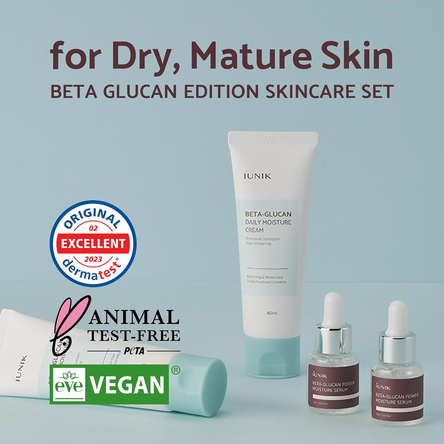 skincare-kbeauty-glowtime-iunik beta glucan edition skincare set
