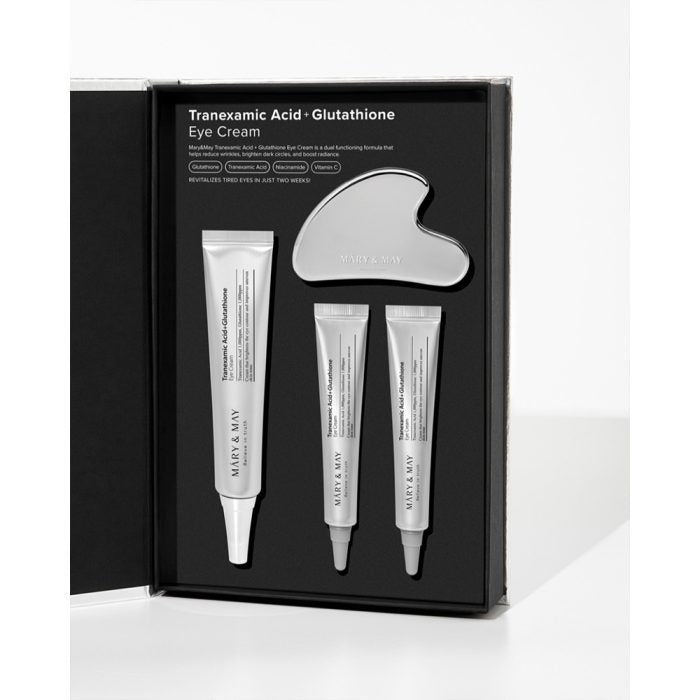 skincare-kbeauty-glowtime-mary and may tranexamic and glutathione eye cream set