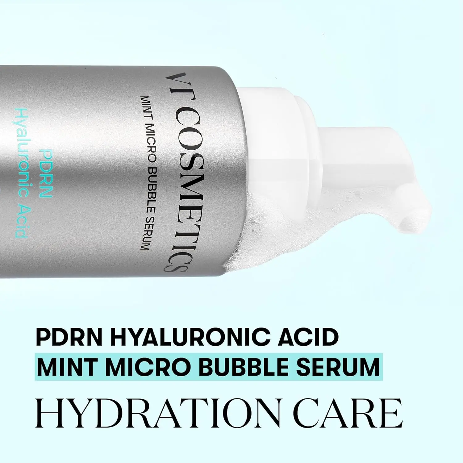 skincare-kbeauty-glowtime-vt cosmetics pdrn hyaluronic Mint micro bubble serum
