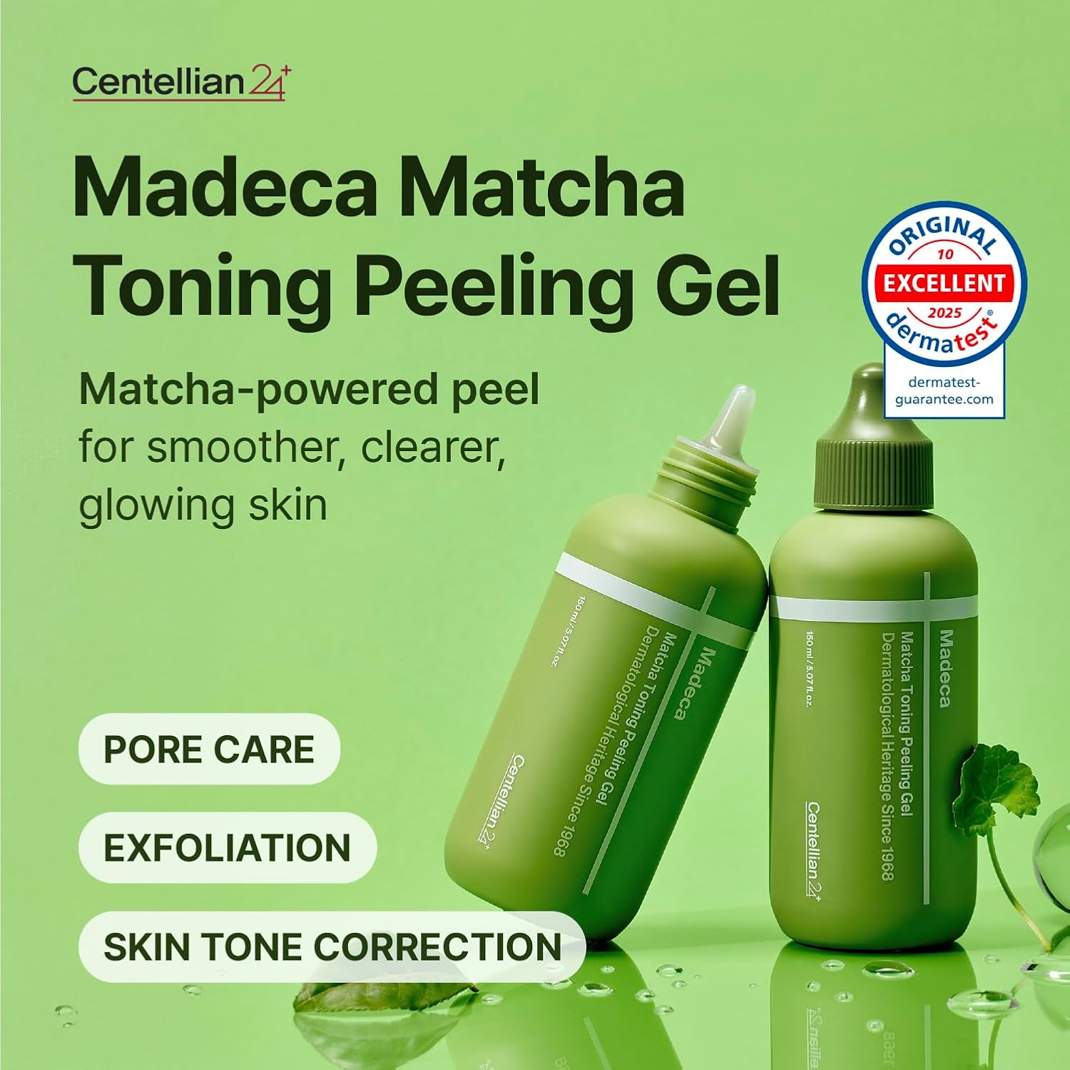 skincare-kbeauty-glowtime-centellian madeca matcha toning peeling gel