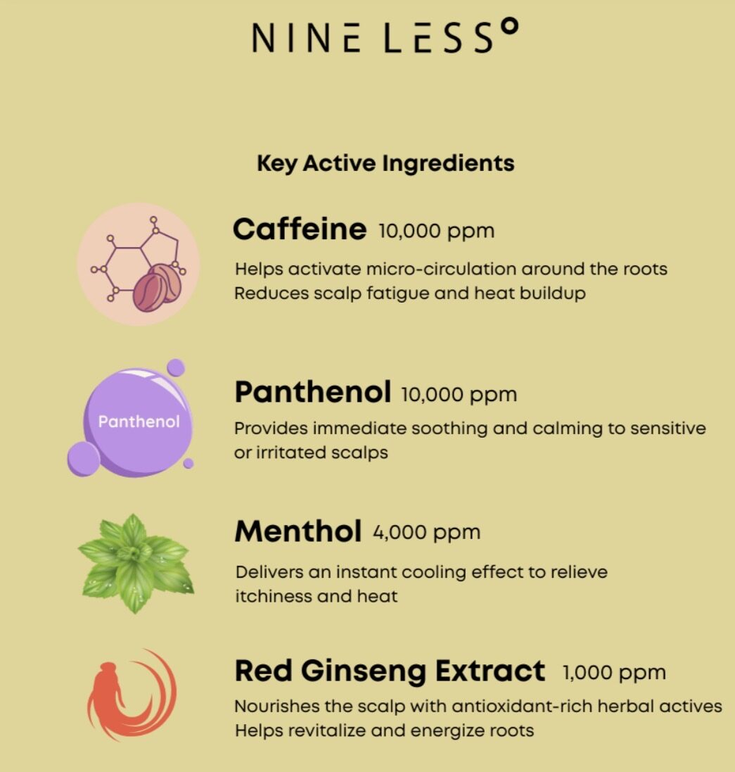 NINE LESS Root Biome Caffeine Scalp Ampoule 6 skincare-kbeauty-glowtime-nine less root biome caffeine scalp ampoule