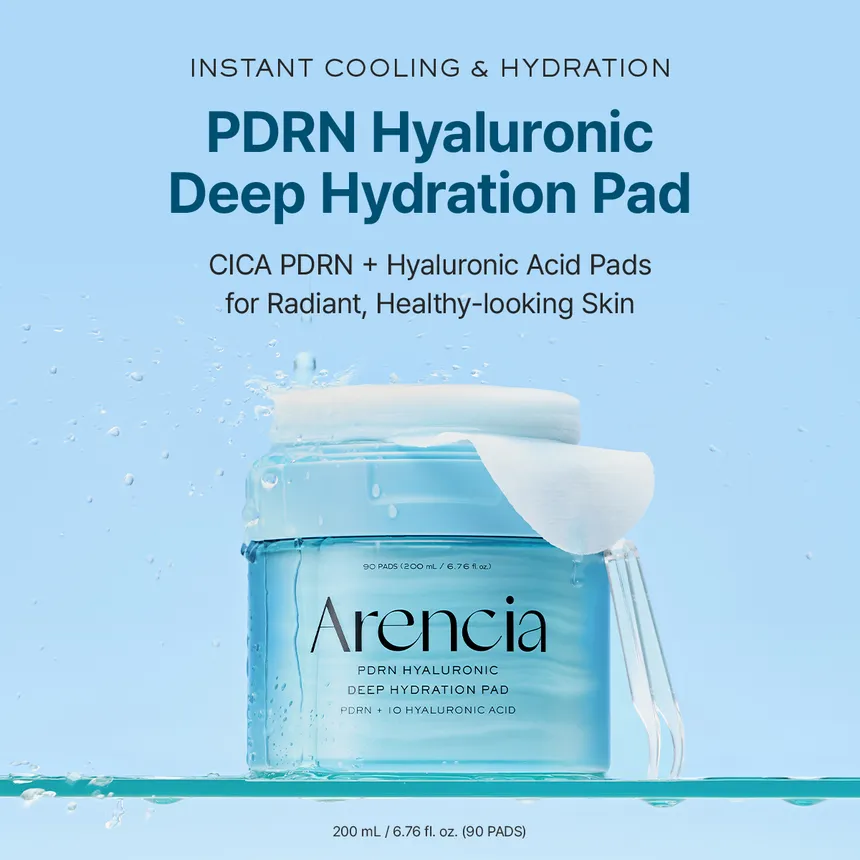 skincare-kbeauty-glowtime-arencia PDRN Hyaluronic Deep Hydration pads