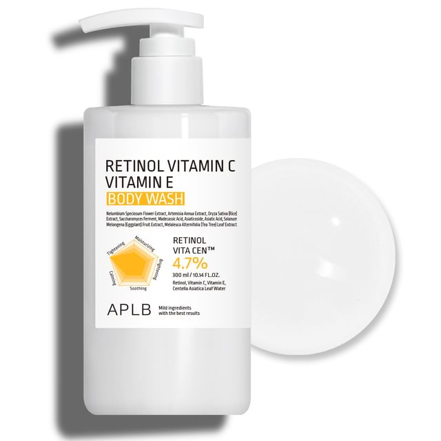 skincare-kbeauty-glowtime-aplb retinol vitamin A Vitamin E Body Wash
