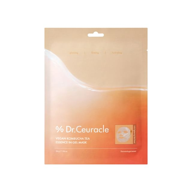 skincare-kbeauty-glowtime-dr ceuracle vegan kombucha tea essence in gel mask