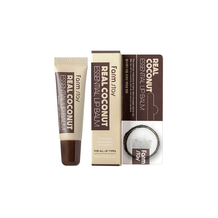 skincare-kbeauty-glowtime-farm stay real essential lip balm coconut