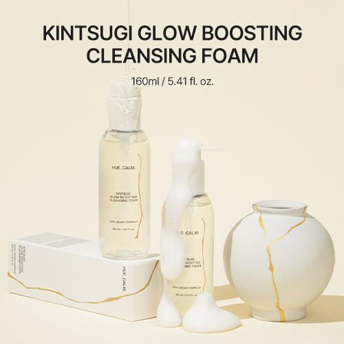 skincare-kbeauty-glowtime-huecalm kintsugi glow boosting cleansing foam