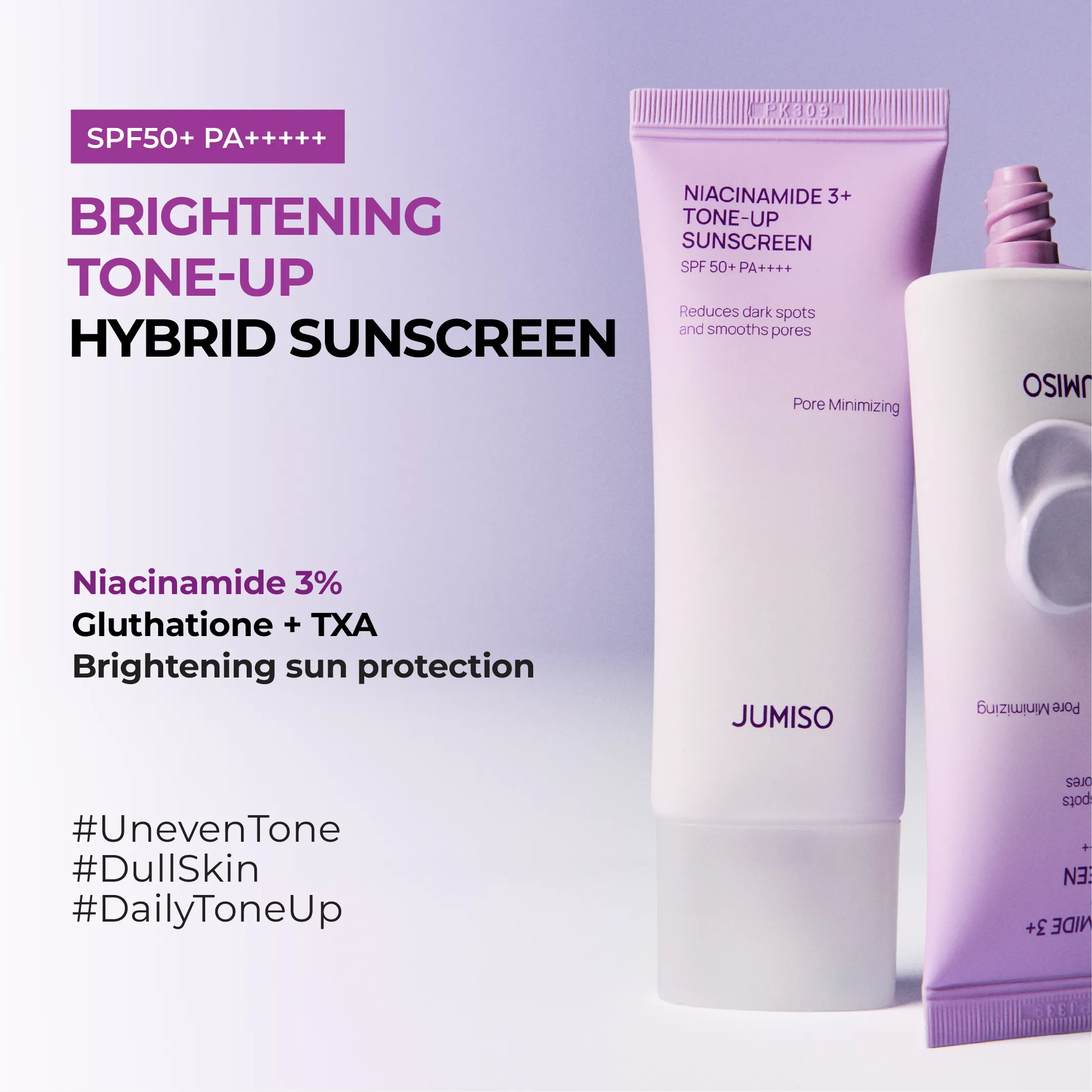 skincare-kbeauty-glowtime-jumiso niacinamide 3 tone up sunscreen
