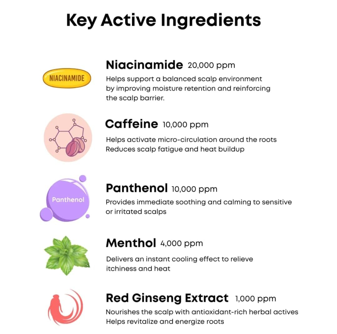 skincare-kbeauty-glowtime-nineless root biome caffeine scalp shampoo