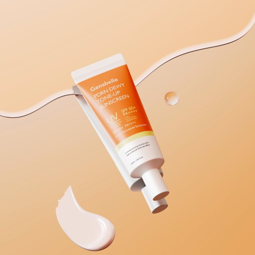 skincare-kbeauty-glowtime-genabelle pdrn dewy tone up sunscreen