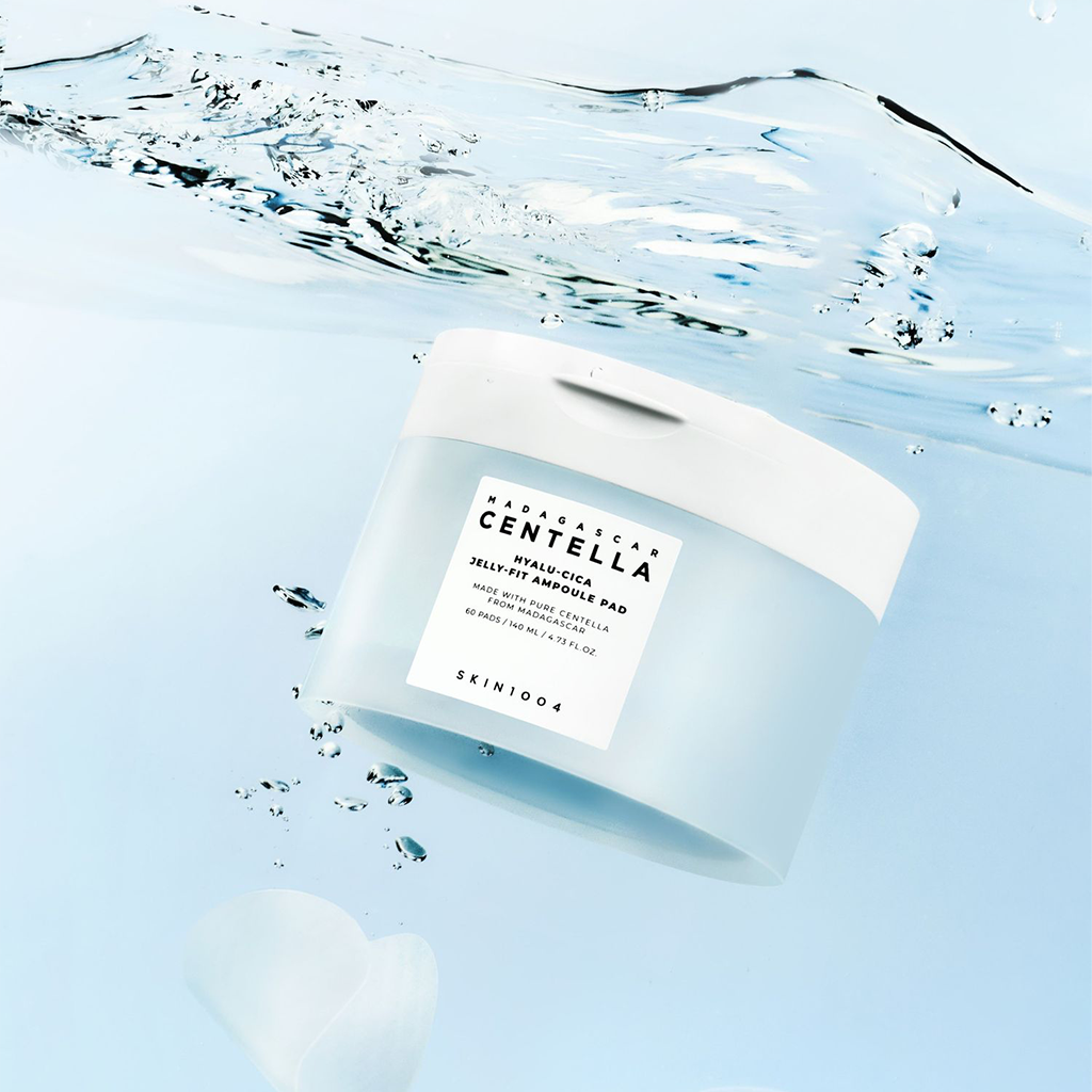skincare-kbeauty-glowtime-skin 1004 madagascar centella hyalu cica jelly fit ampoule pad