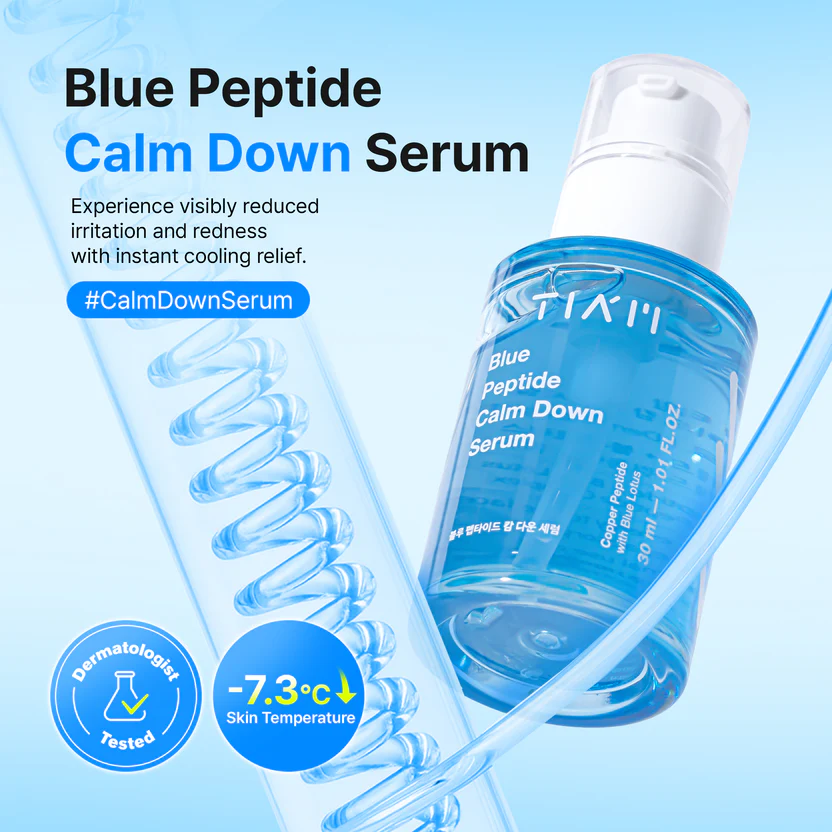 skincare-kbeauty-glowtime-tiam blue peptide calm down serum