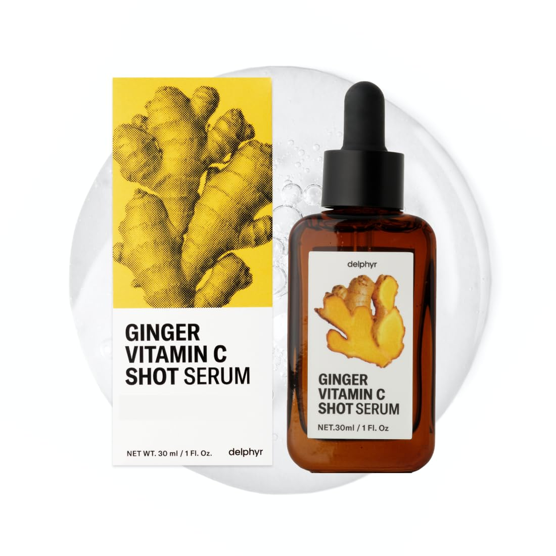 skincare-kbeauty-glowtime-delphyr ginger vitamin C shot serum