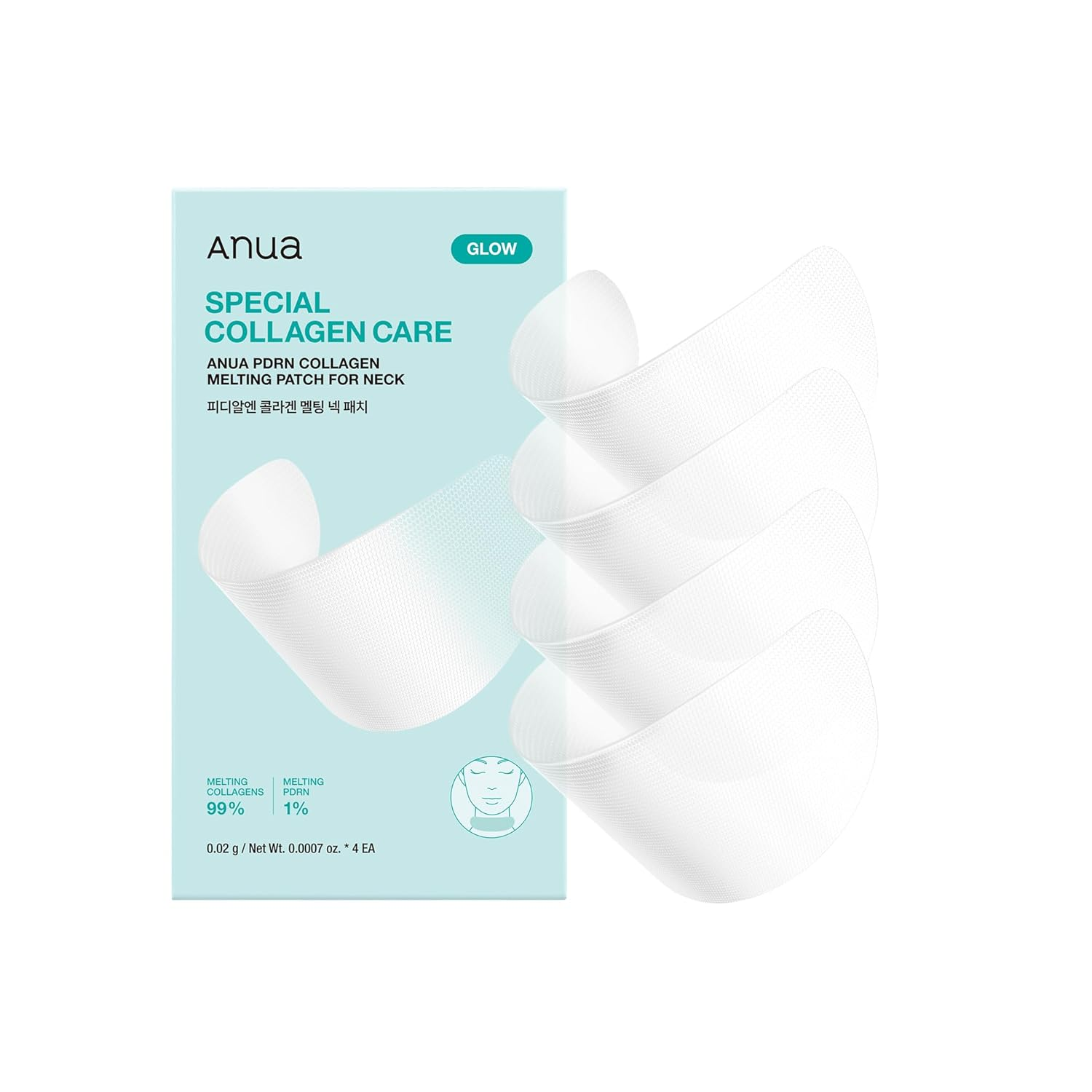 skincare-kbeauty-glowtime-anua pdrn collagen melting patch for neck
