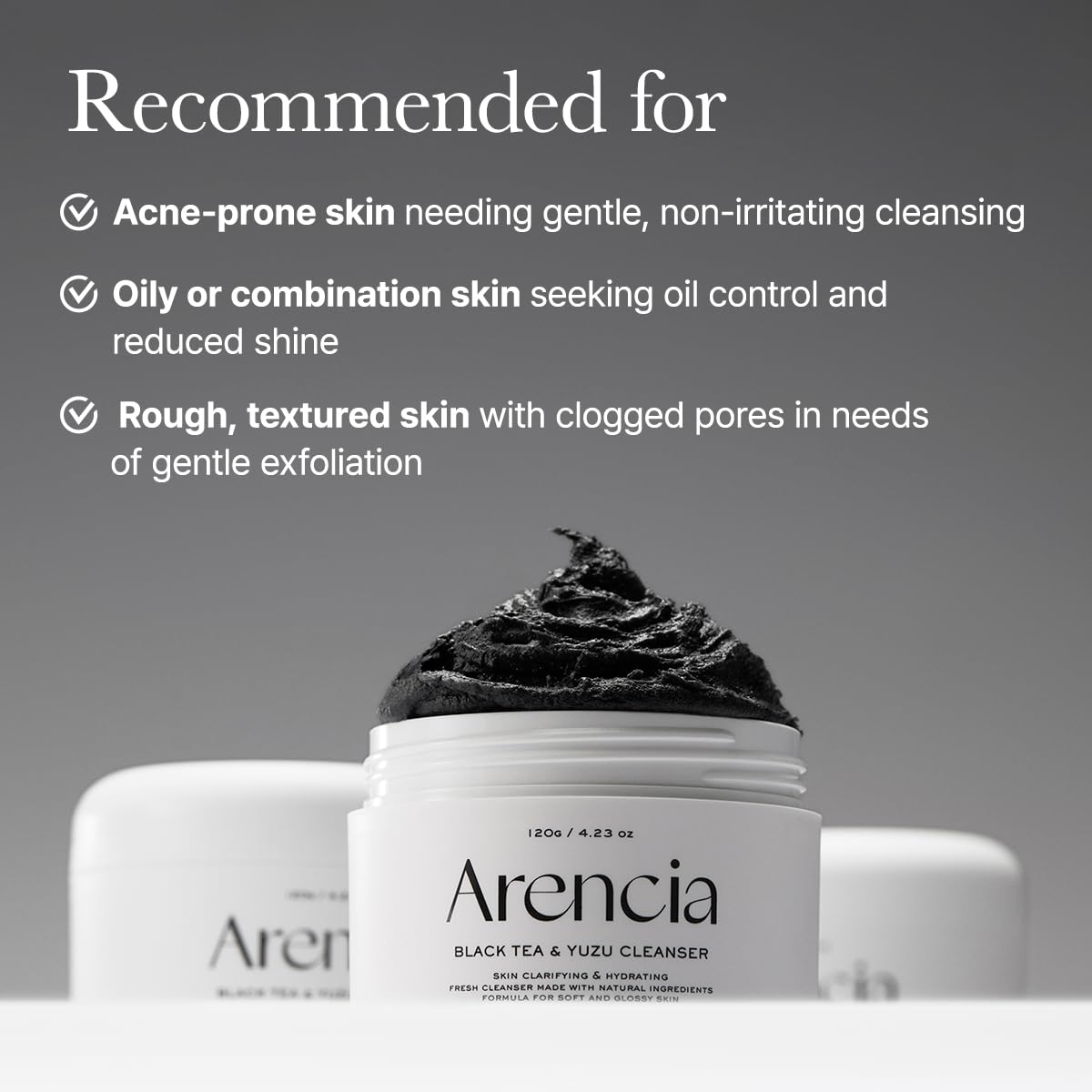 ARENCIA Black Tea Rice Mochi Cleanser 10 skincare-kbeauty-glowtime-arencia black tea rice mochi cleanser