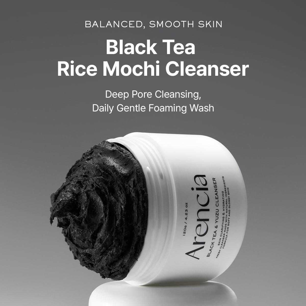skincare-kbeauty-glowtime-arencia black tea rice mochi cleanser