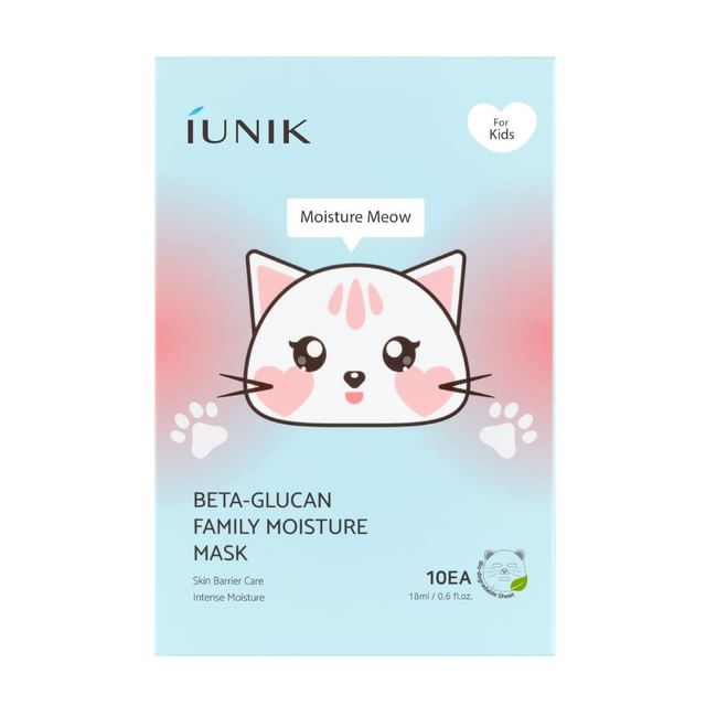 skincare-kbeauty-glowtime-iunik beta glucan family moisturemask for kids