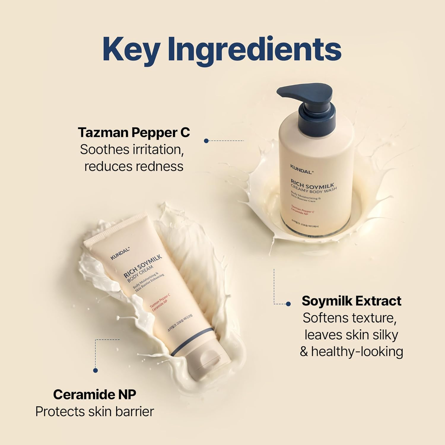 KUNDAL Rich Soymilk body wash mellow vanilla 19 skincare-kbeauty-glowtime-kundal rich soymilk body wash mellow vanilla