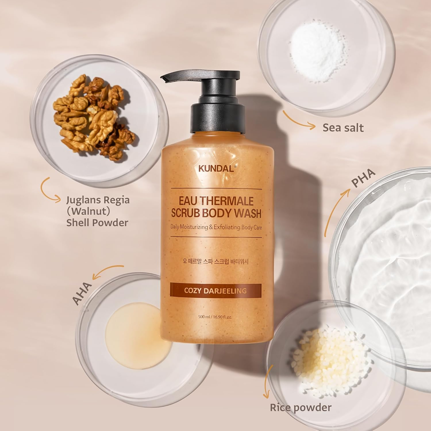 KUNDAL Scrub Body Wash Cozy Darjeeling 3 skincare-kbeauty-glowtime-kundal scrub body wash cozy darjeeling