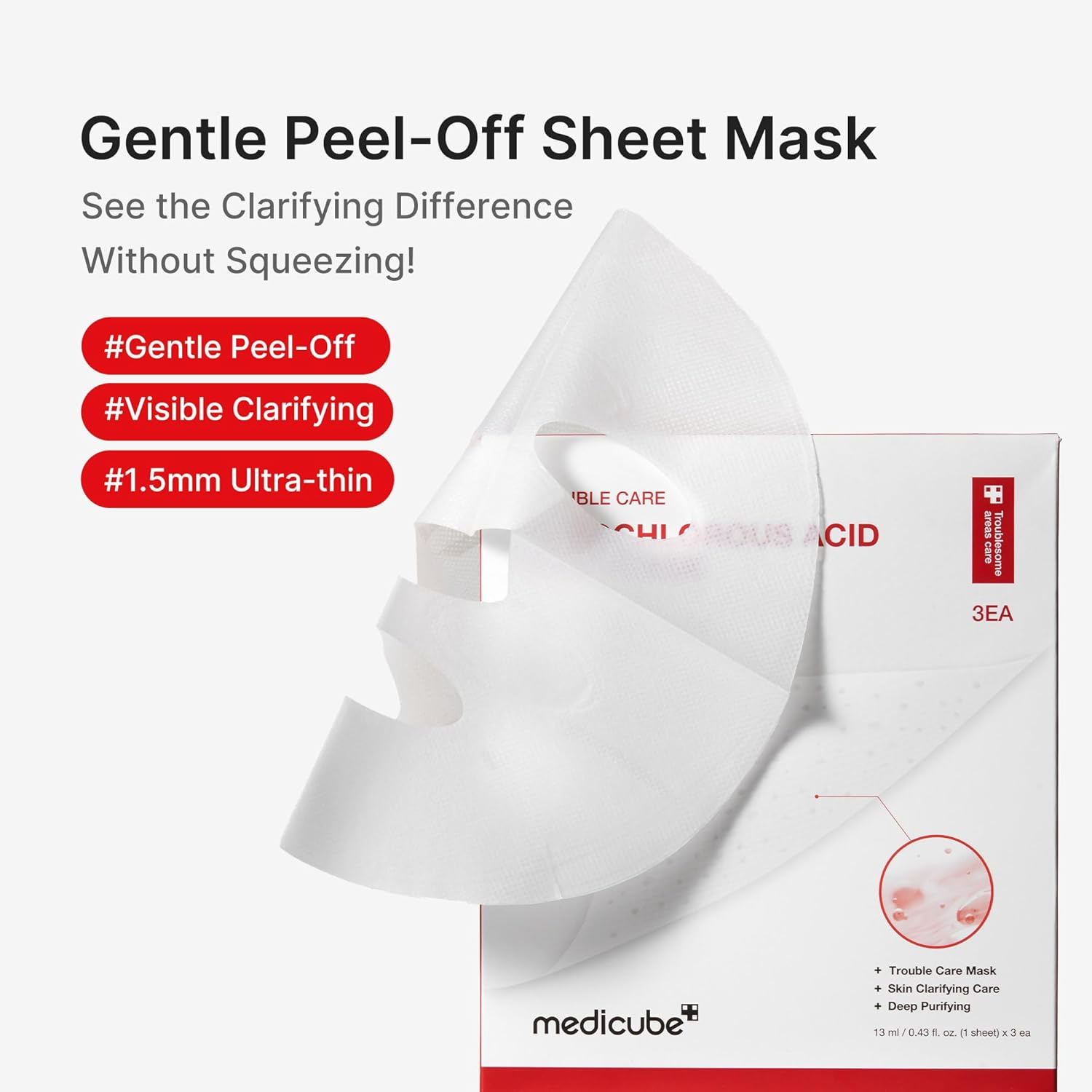 skincare-kbeauty-glowtime-medicube hypocholorus acid peel mask