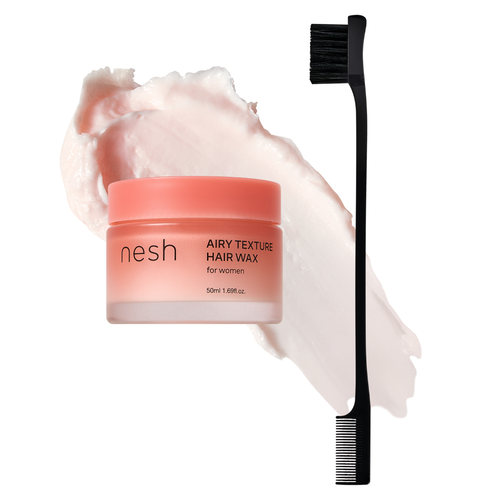 skincare-kbeauty-glowtime-nesh airy texture hair wax and dual brush