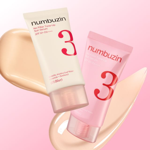 skincare-kbeauty-glowtime-numbuzin 3 no filter tone up sun serum