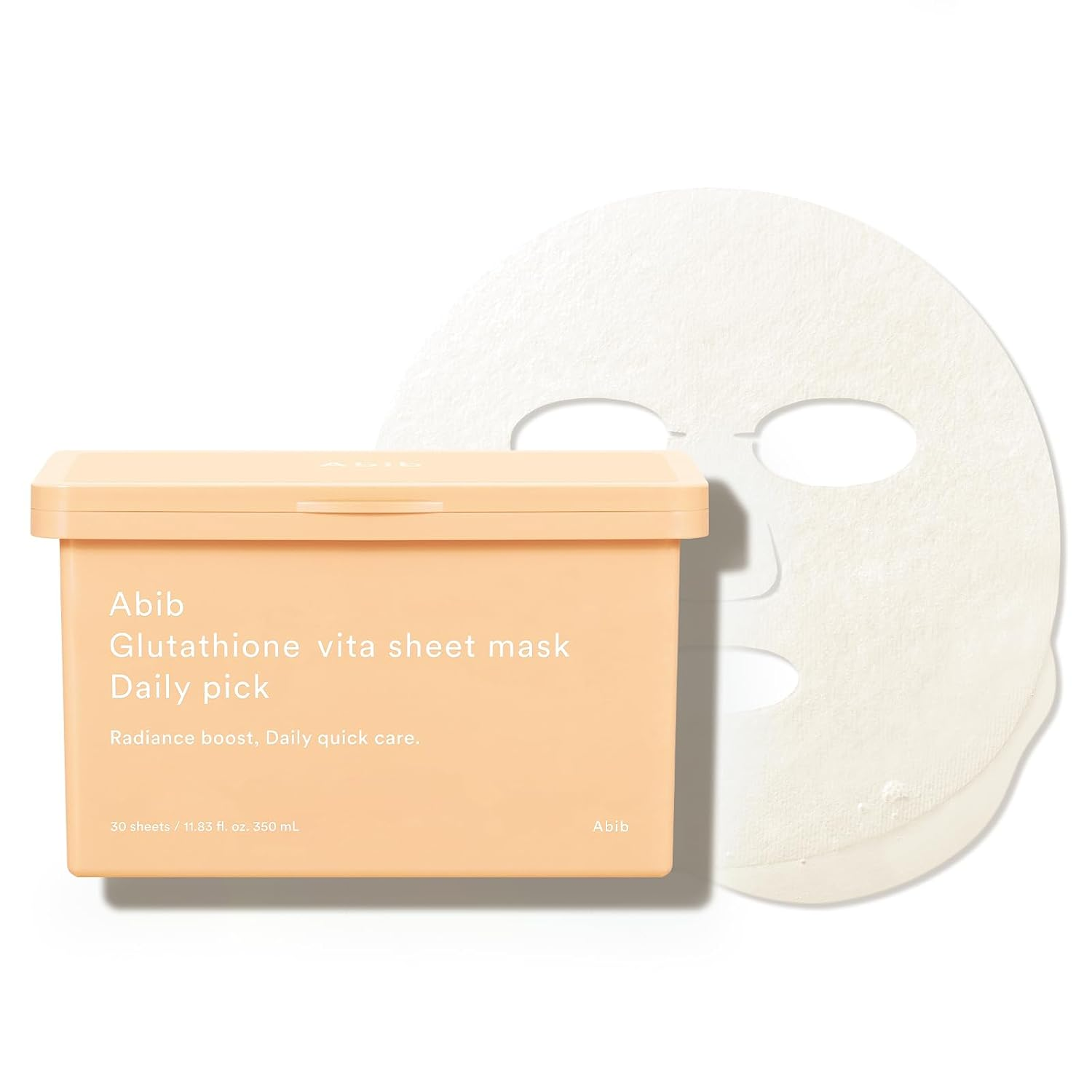 skincare-kbeauty-glowtime-abib glutathione vita sheet mask daily pick