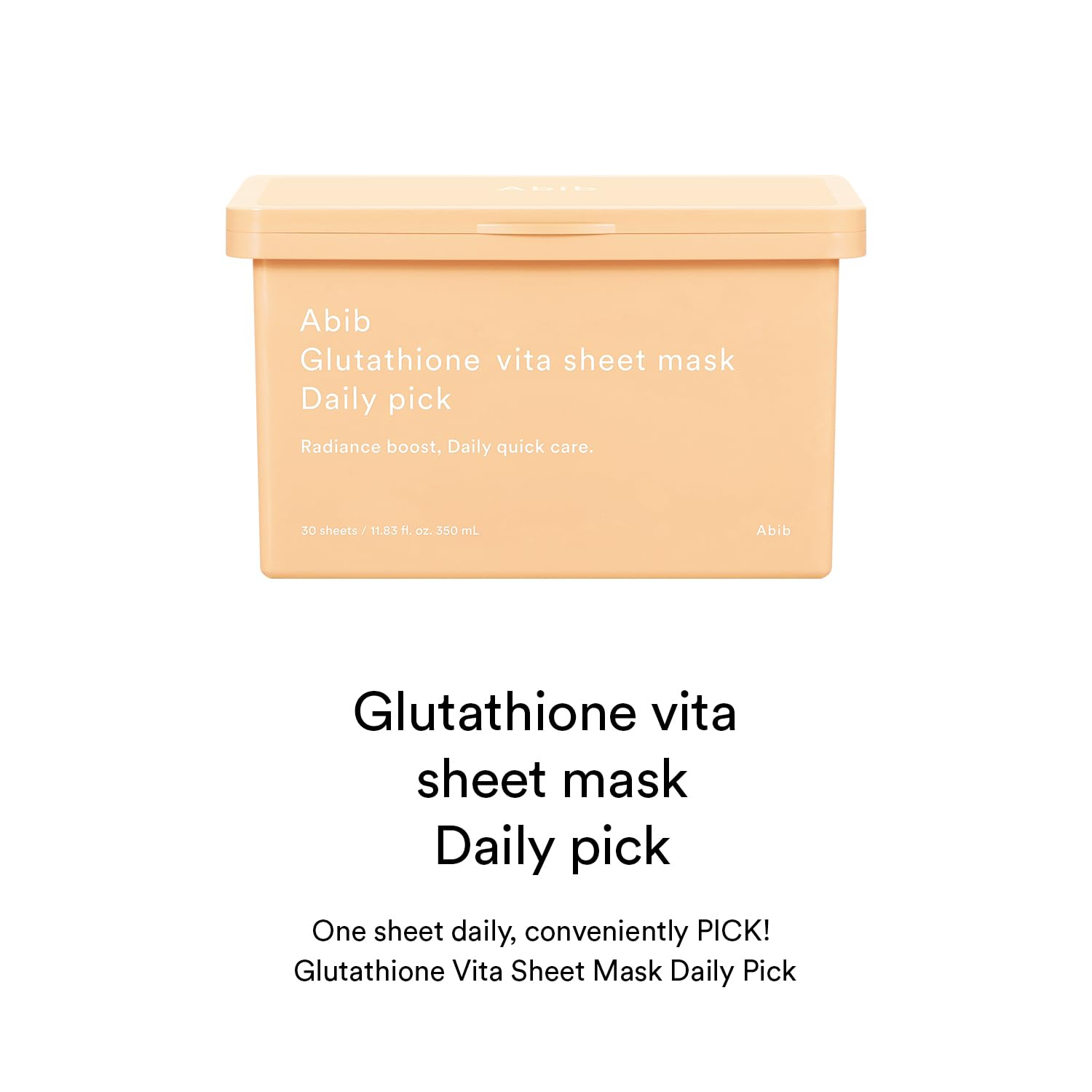 ABIB Glutathione Vita Sheet Mask Daily pick 3 skincare-kbeauty-glowtime-abib glutathione vita sheet mask daily pick